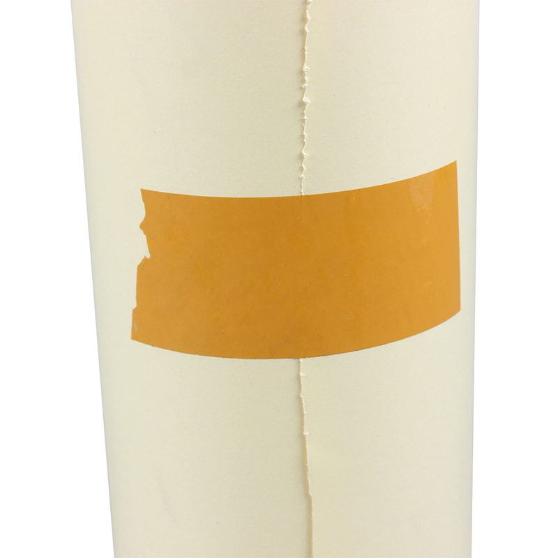 What is the quantitative relationship between the anti-sticking performance of yellow silicone paper and the amount of silicone oil coating?
